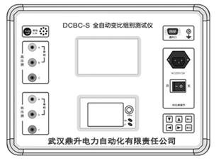 變壓器變比組別測(cè)試儀面板結(jié)構(gòu)圖