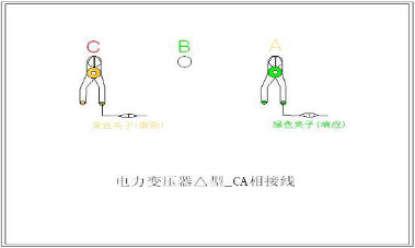 變壓器繞組變形測試儀電力變壓器△型_CA相接線圖
