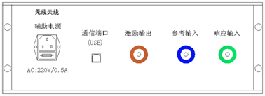 變壓器繞組變形測(cè)試儀前面板圖