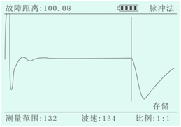 電纜故障測試儀測試界面