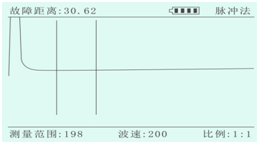 電纜故障測試儀初始界面