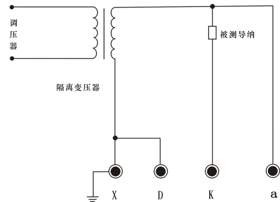 全自動互感器校驗裝置測量導(dǎo)納接線圖