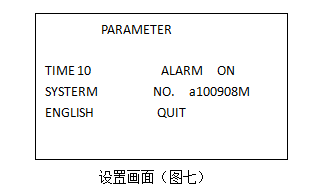 水內(nèi)冷發(fā)電機(jī)絕緣測試儀設(shè)置畫面