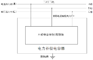 全自動電容電橋測試儀Y形聯(lián)接被試電容B相接線圖
