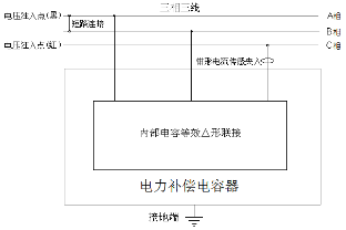 全自動電容電橋測試儀△形聯(lián)接B相接線圖