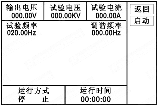 變電站電氣設備交流耐壓諧振裝置自動試驗界面